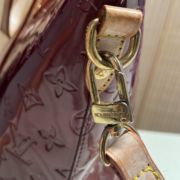 Wine Louis Vuitton handbag signature canvas - Picture 7 of 17